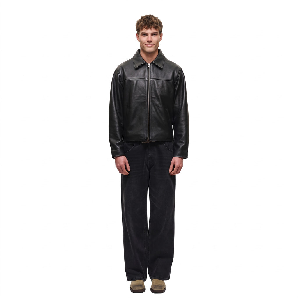CLASSIC BLACK LEATHER JACKET
