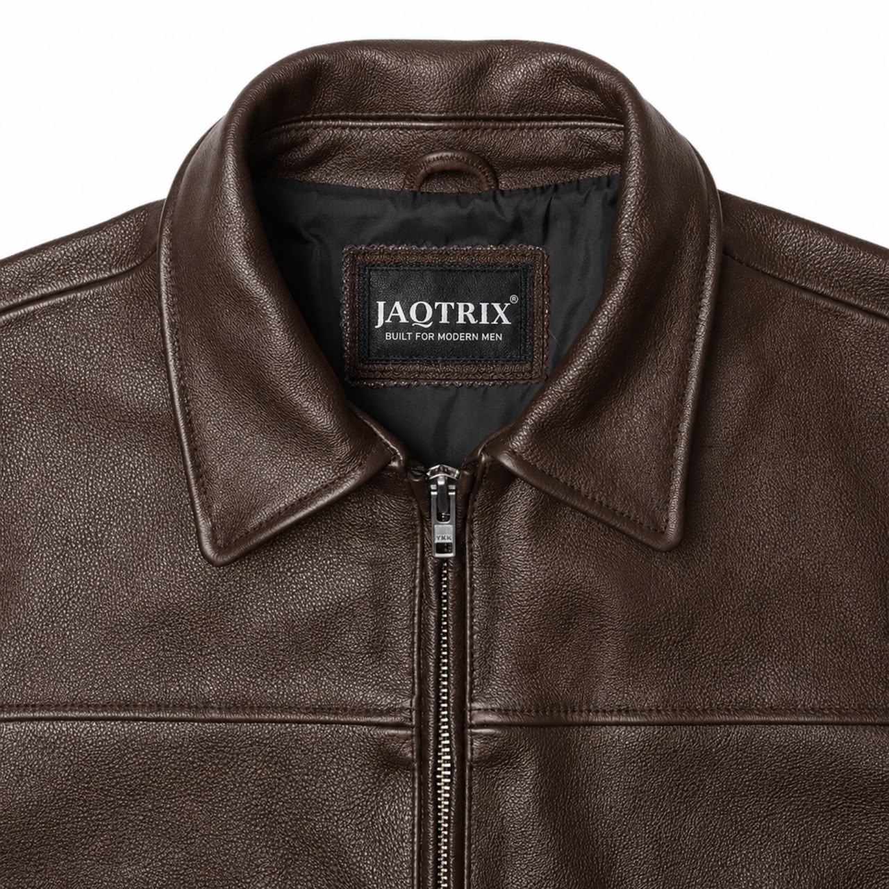 CLASSIC BROWN LEATHER JACKET