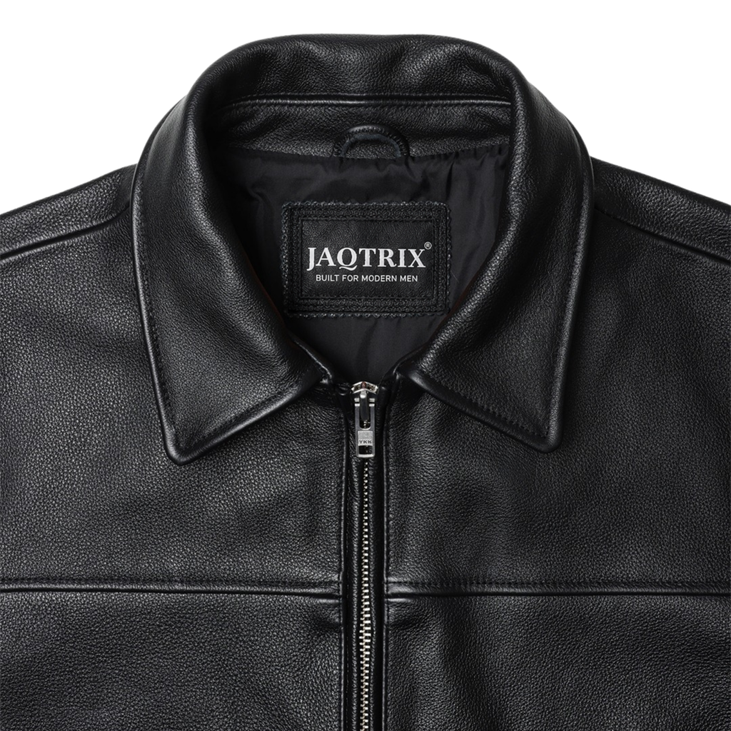 CLASSIC BLACK LEATHER JACKET
