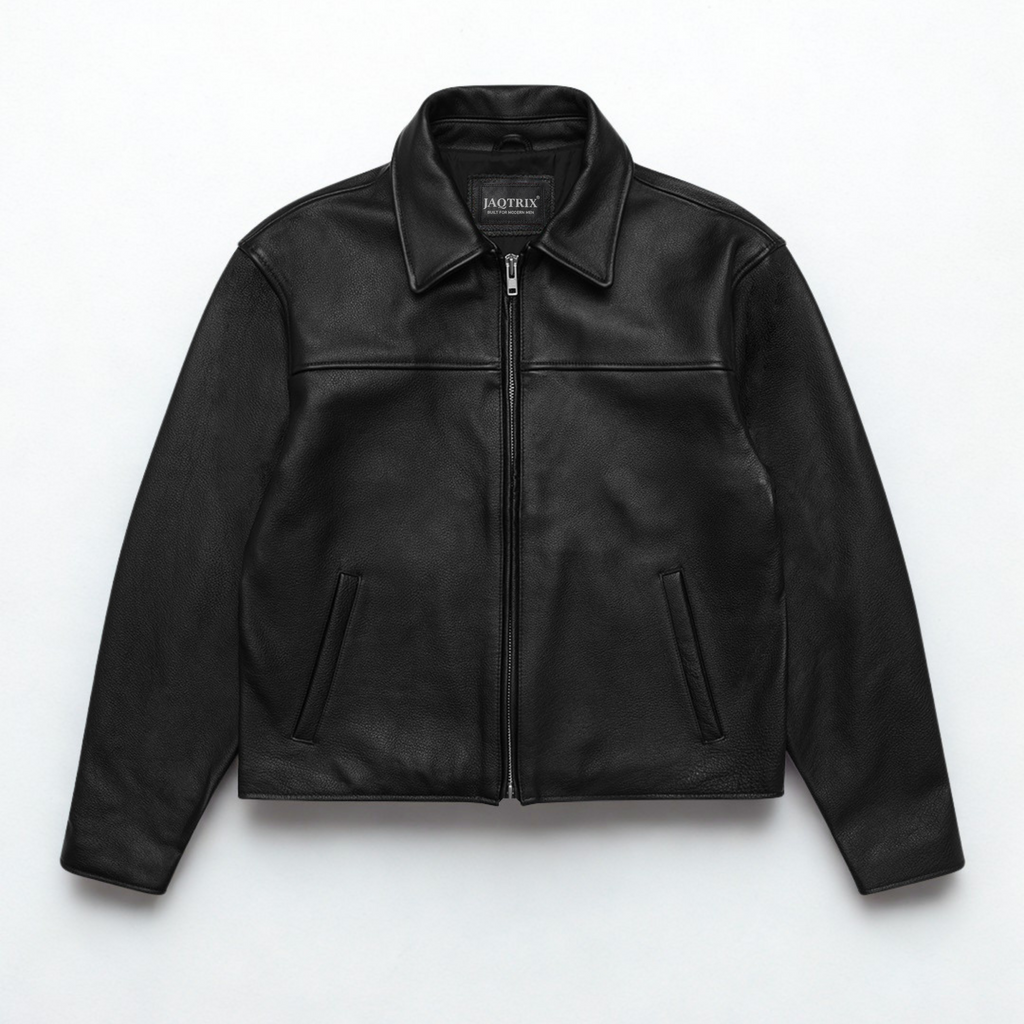 CLASSIC BLACK LEATHER JACKET