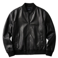 BOMBER LEATHER JACKET