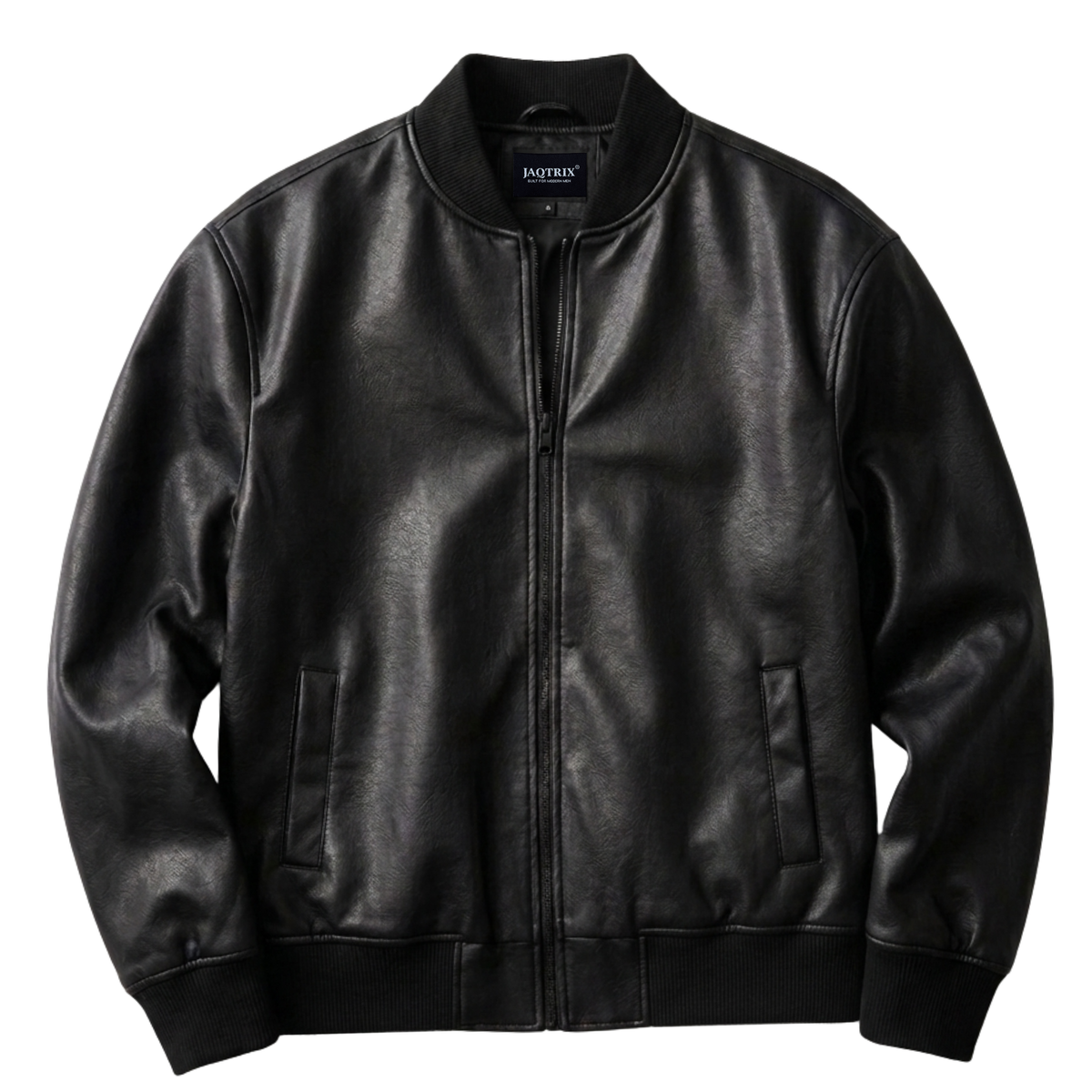 BOMBER LEATHER JACKET